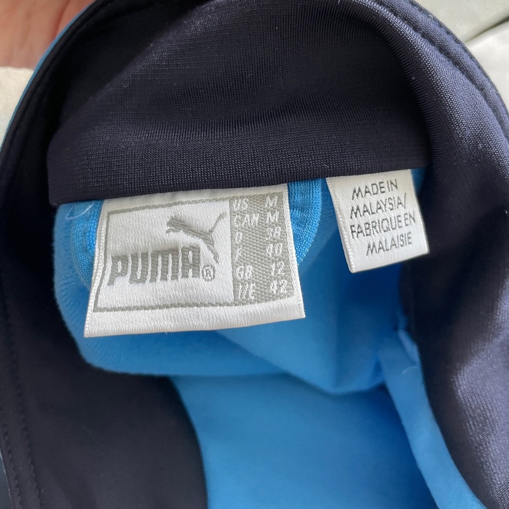 Puma Track Jacket — Light Blue/Navy Blue - Picture 7 of 7